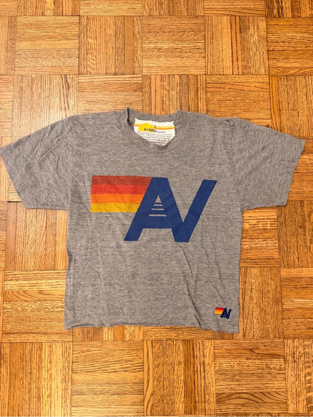 Aviator Nation Logo Boyfriend Tee